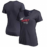 Women Washington Wizards Fanatics Branded 2018 NBA Playoffs Slogan V Neck T-Shirt Navy,baseball caps,new era cap wholesale,wholesale hats